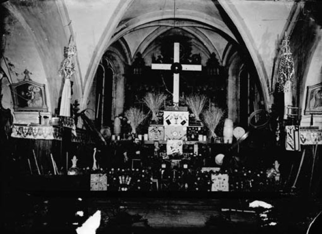 Intérieur d'une église