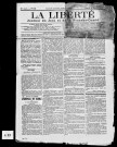 La Liberté du Jura et de la Franche-Comté. Octobre-décembre 1881.