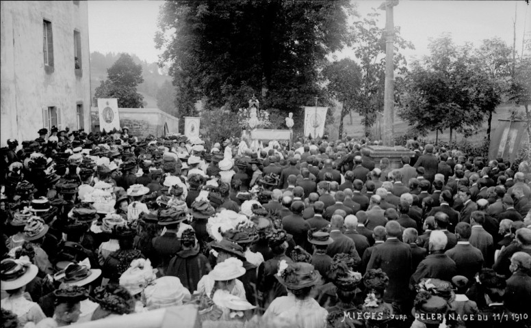 Pélerinage du 11/07/1910. Mièges