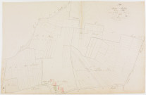 Saint-Aubin, section F, la Borde au Cyr et Borde Rouge, feuille 4. [1825] géomètre : Tabey
