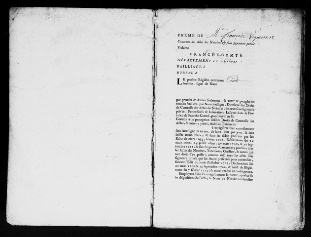 Registre du 12 novembre 1753 au 12 mars 1755
