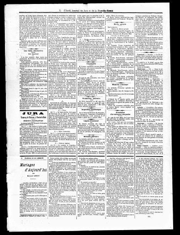La Liberté du Jura et de la Franche-Comté. 1er semestre 1904.