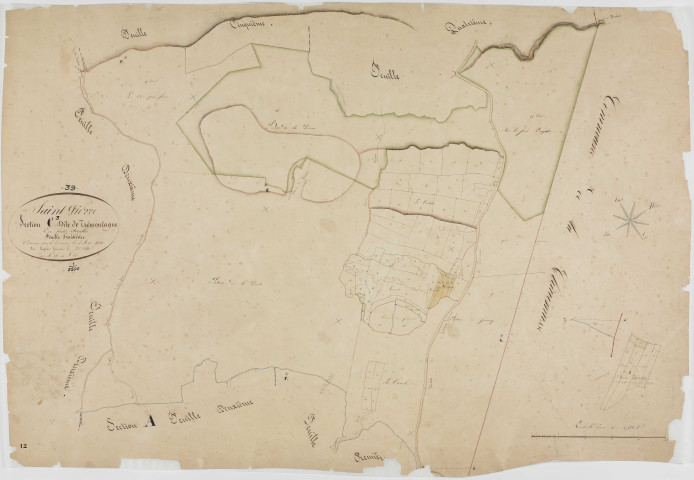 Saint-Pierre, section C, Trémontagne, feuille 3.