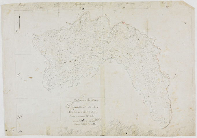 Arbois, section D, feuille 2. [1810] géomètre : Tabey