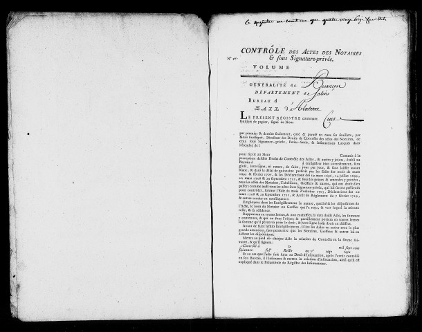 Registre du 15 octobre 1771 au 10 avril 1772