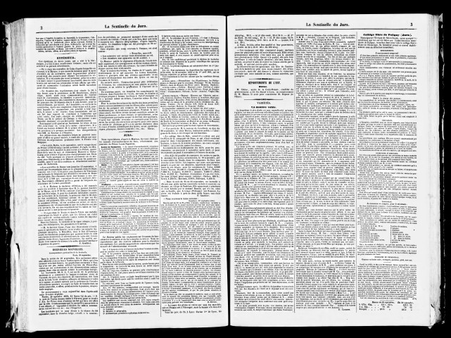 La Sentinelle du Jura.