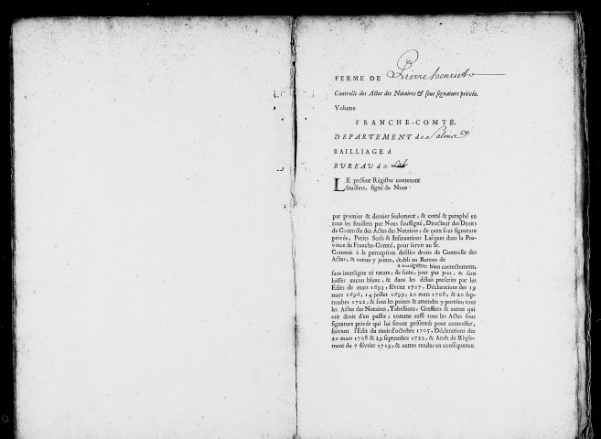 Registre du 6 mai 1757 au 27 mars 1758