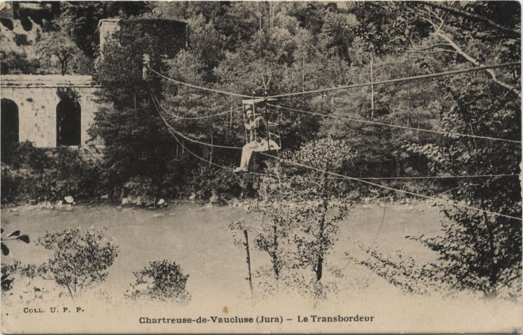 Onoz (Jura). Chartreuse de Vaucluse. Le transbordeur.