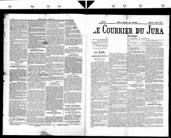 Le Courrier du Jura.