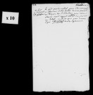 Dossiers instruits en 1749