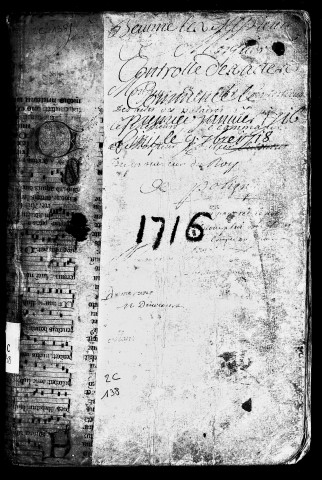 Registre du 1 janvier 1716 au 9 septembre 1718