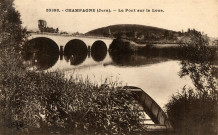 Champagne (Jura). 20383. Le pont sur la Loue. Besançon, C.L.B.