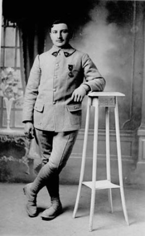 Reproduction. Portrait de militaire