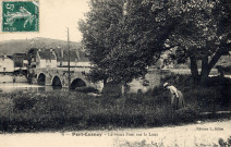 Port-Lesney (Jura). 6. Le vieux pont sur la Loue. L. Billet.