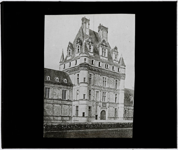 Reproduction d'une vue du château de Valençay.