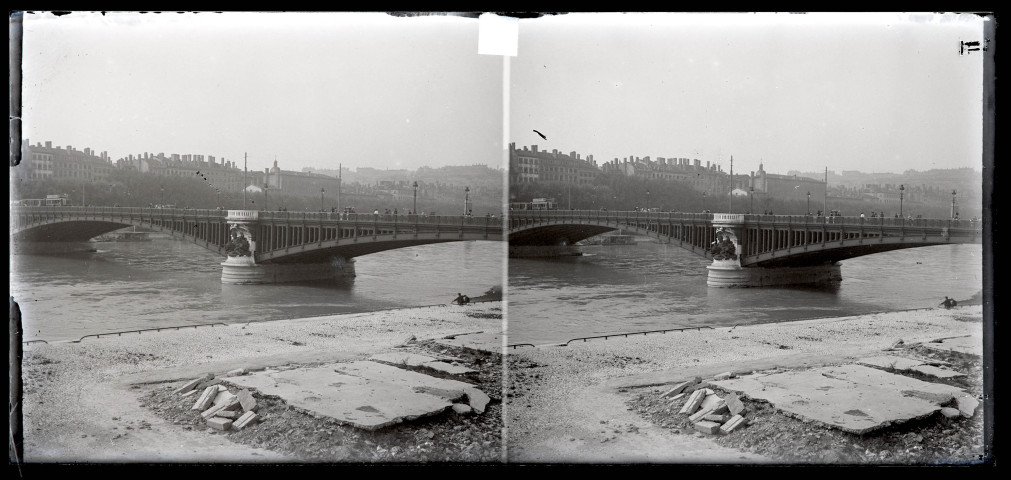 Pont Lafayette sur le Rhône, à Lyon.