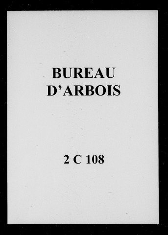 Table du 22 novembre 1768 au 18 juillet 1777