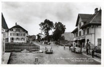 Les Rousses (Jura). Les douanes à la Cure, alt. 1110m. Bellegarde, L. Michaux.