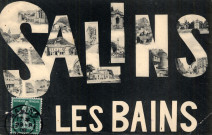 Salins-les-Bains (Jura). Les principaux monuments de la ville.