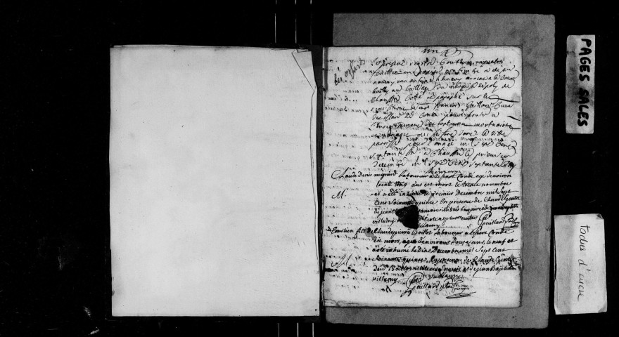 Baptêmes, mariages, sépultures.