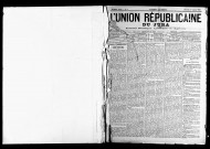 L'Union républicaine du Jura. 1890.