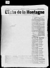 L'Echo de la Montagne. 1935-1936.