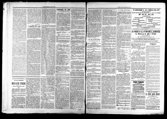 L'Union républicaine du Jura. 1905.