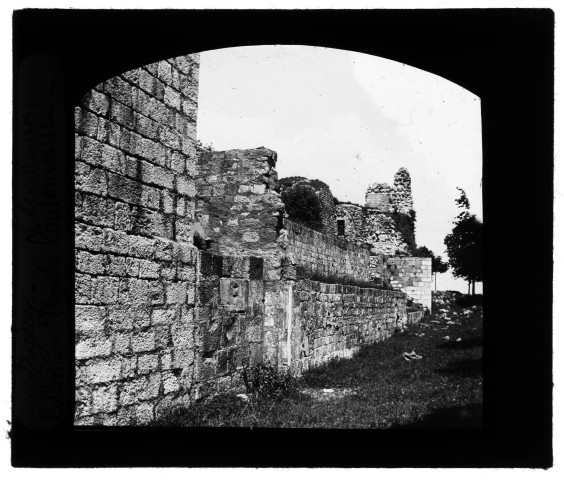 Ruines du château de Nozeroy.