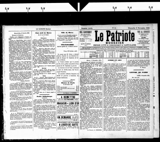 Le Patriote morézien.