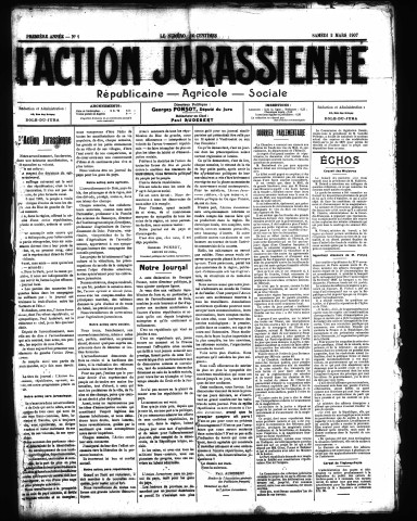L'Action jurassienne (1907)