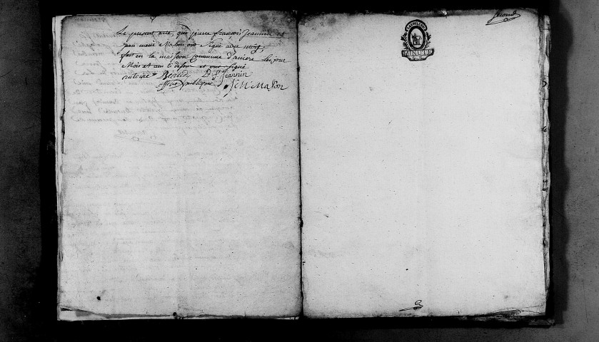 Série communale : décès 13 fructidor an II - 9 février 1822.