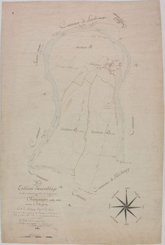 Champagne-sur-loue, tableau d'assemblage.