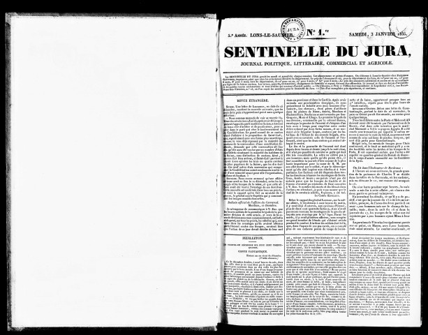 La Sentinelle du Jura.