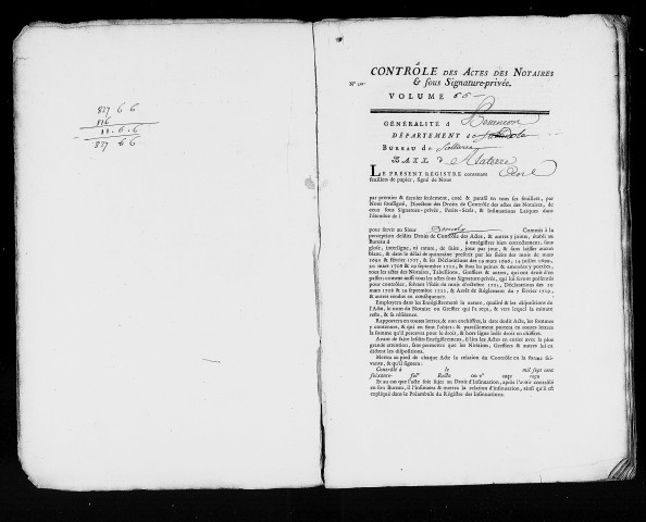 Registre du 13 janvier 1771 au 7 février 1772