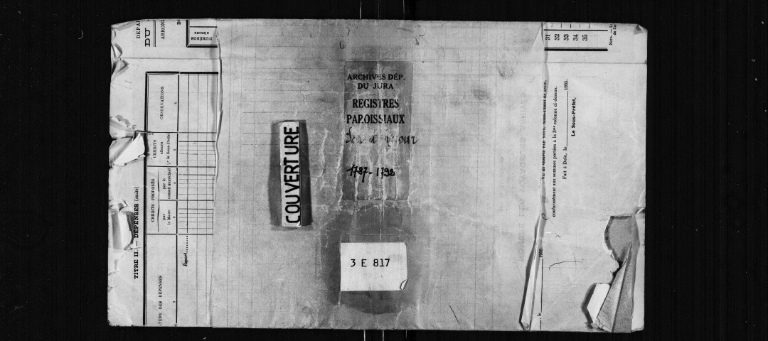 Baptêmes, mariages, sépultures.