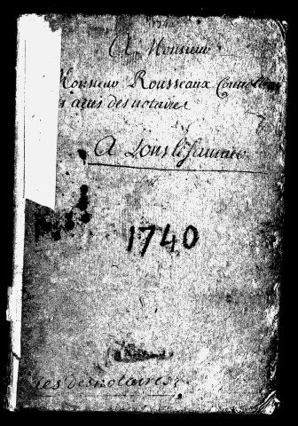 Registre du 5 février au 12 mai 1740