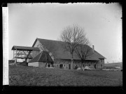 Ferme de Viousse en reconstruction à Andelot-en-Montagne.