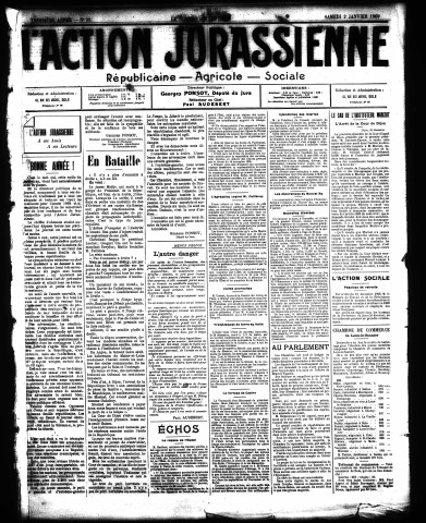 L'Action jurassienne (1909)