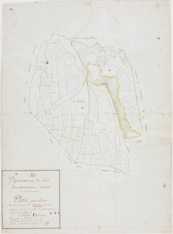 Vernantois, section C, feuilles 2 et 3.géomètre : Rebours et Félix