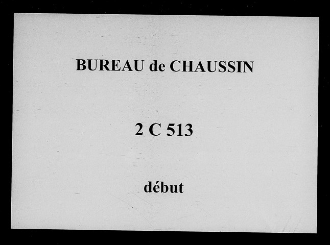 Registre du 13 février 1779 au 1er janvier 1781