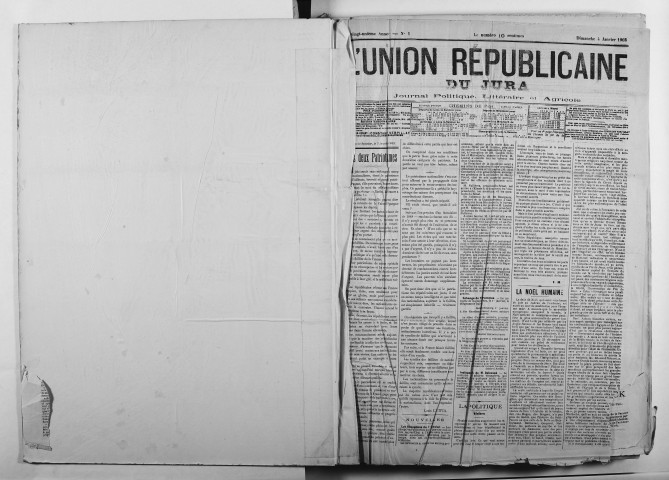 L'Union républicaine du Jura. 1903.