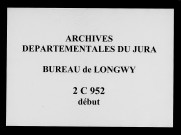 Registre du 30 mars 1698 au 22 juin 1701