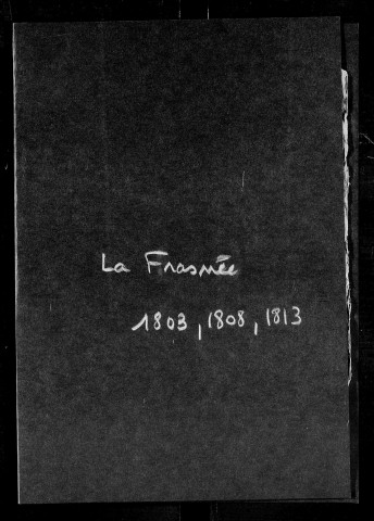 Tableaux nominatifs des habitants de La Frasnée (1803, 1808, 1813), Grande-Rivière (1808, 1809, 1810, 1811, 1812, 1813).