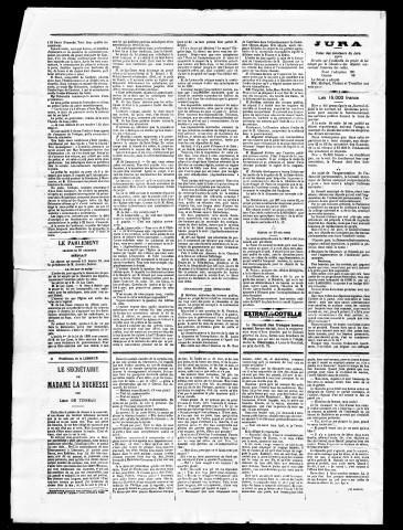La Liberté du Jura et de la Franche-Comté. 1er semestre 1907.