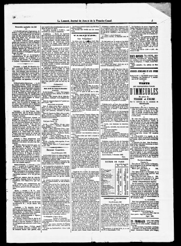 La Liberté du Jura et de la Franche-Comté. 1er semestre 1884.