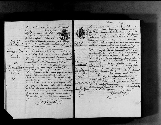 Publications de mariage.