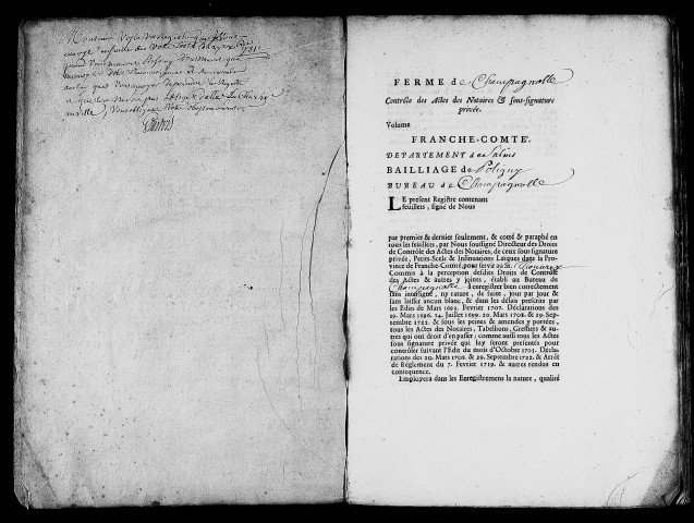 Registre du 16 janvier 1732 au 31 janvier 1734