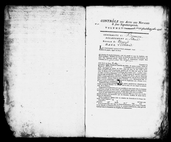 Registre du 22 septembre 1776 au 14 juin 1778