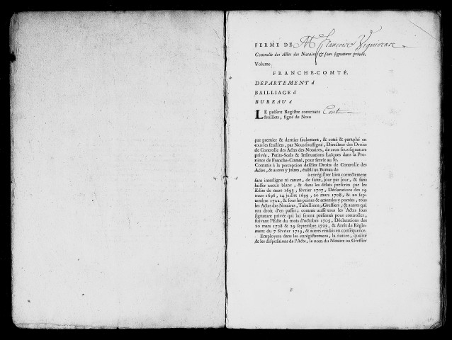 Registre du 2 janvier 1753 au 26 mars 1755