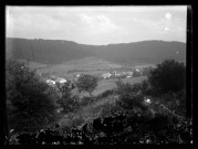 Vue générale du village de Les Nans, près de Champagnole.
